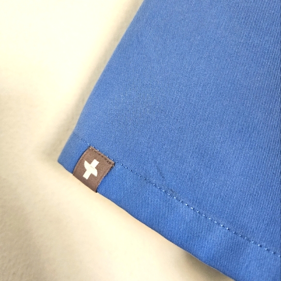 COPY - FIGS Scrub Top Ceil Blue - Picture 4 of 5